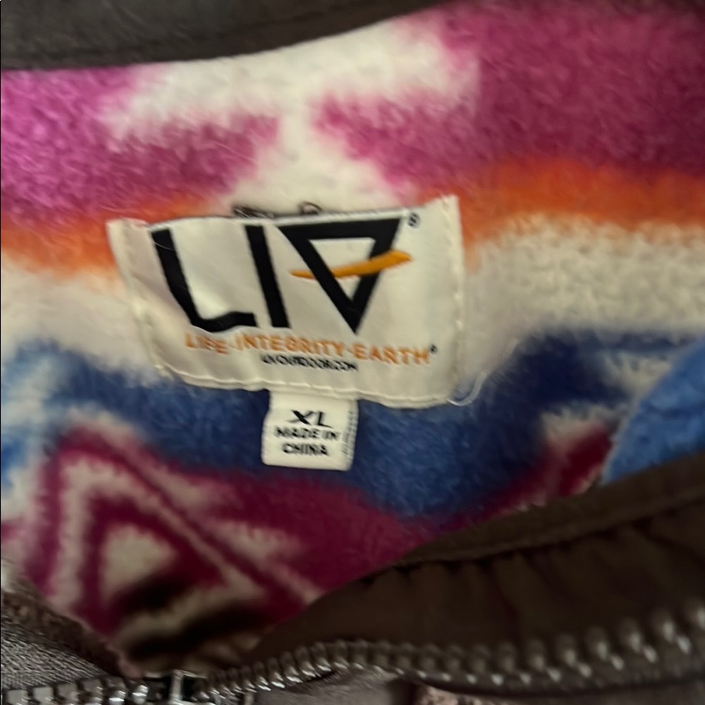 Multicolor Patterned Women's Jacket - Picture 2 of 4